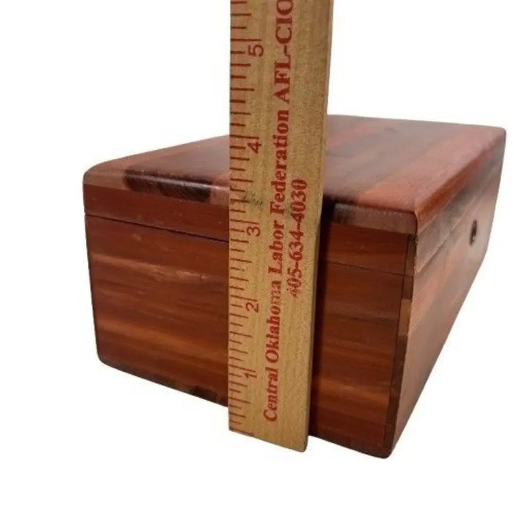 Vintage Lane Cedar Mini Hope Chest Trinket Jewelry Storage Box Ft Smith Arkansas
